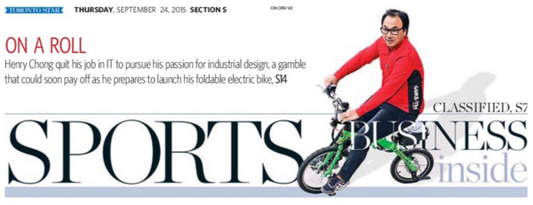 Revelo electric folding bike Canadian design and innovation for city commutes