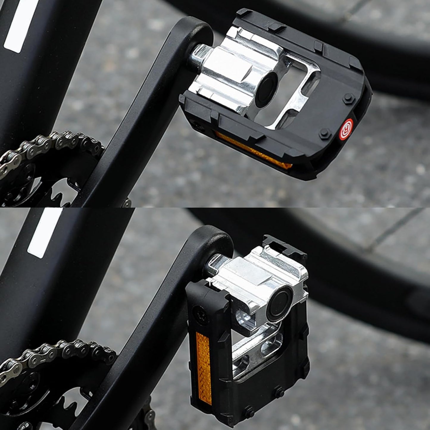 Light Grippy Folding Bike Pedals – Universal 9/16" Fit