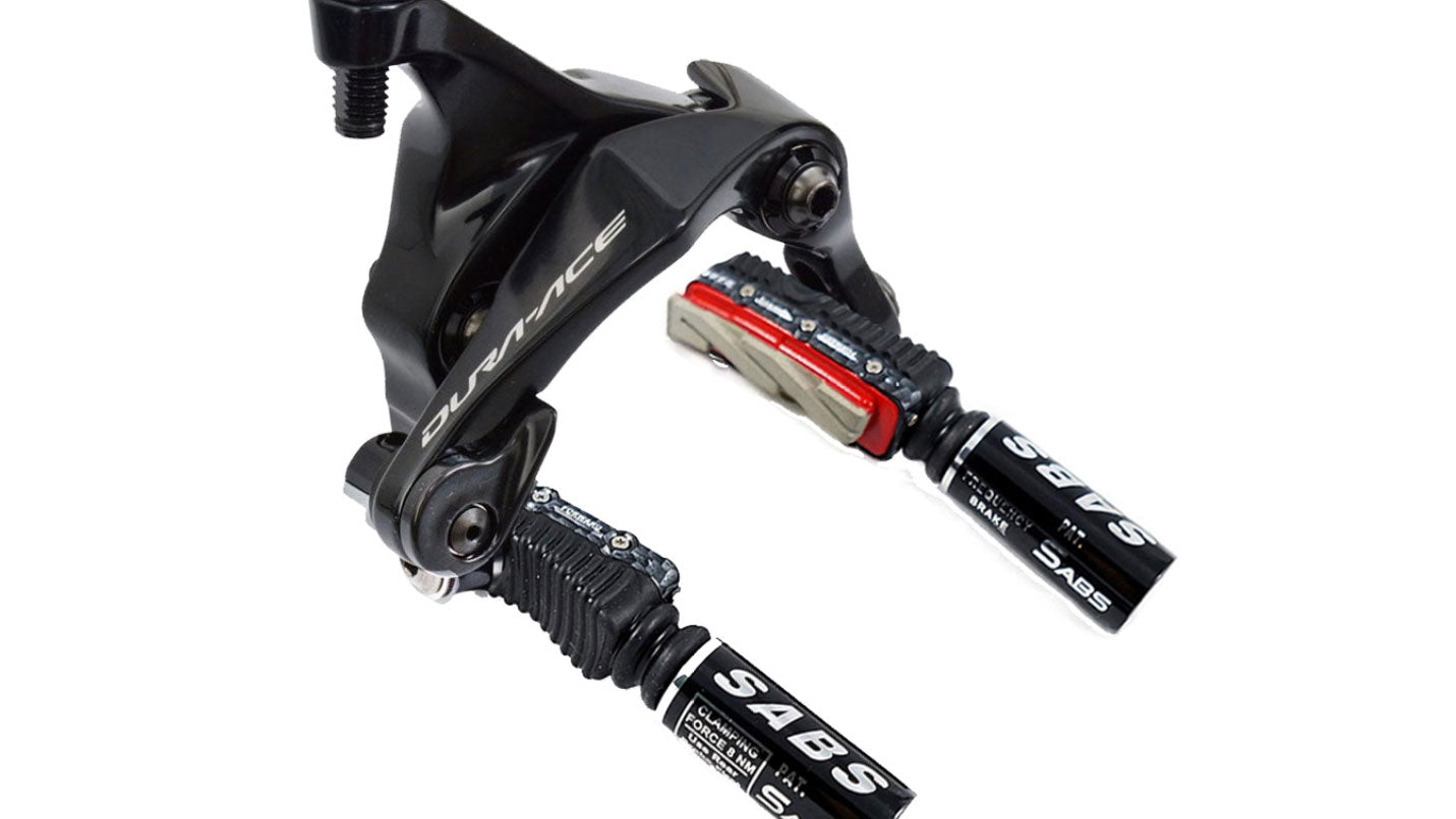 Revelo SABS bicycle anti-lock brake pads. Brake with confidence and never lock up your front wheel.