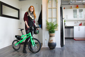 Revelo a revolution in urban transportation with electric bike design for small space living