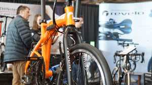 Revelo folding bike at 2019 Toronto International Bike Show