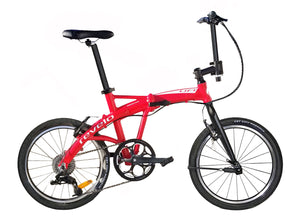 Revelo LIFT 20" Sport Folding Bike.  The only folding bike with Revelo's THINstem system to pivot and lock the handlebar in THIN mode for easy walking, running, and storage.  Designed in Canada.