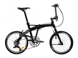 Revelo LIFT Folding Bike 20" Premium Lightweight and easy to Fold, Roll, Walk, Store with Revelo's THINstem system to pivot and lock the handlebar.  The only folding bike with SABS anti-lock braking option.  Designed in Canada. 